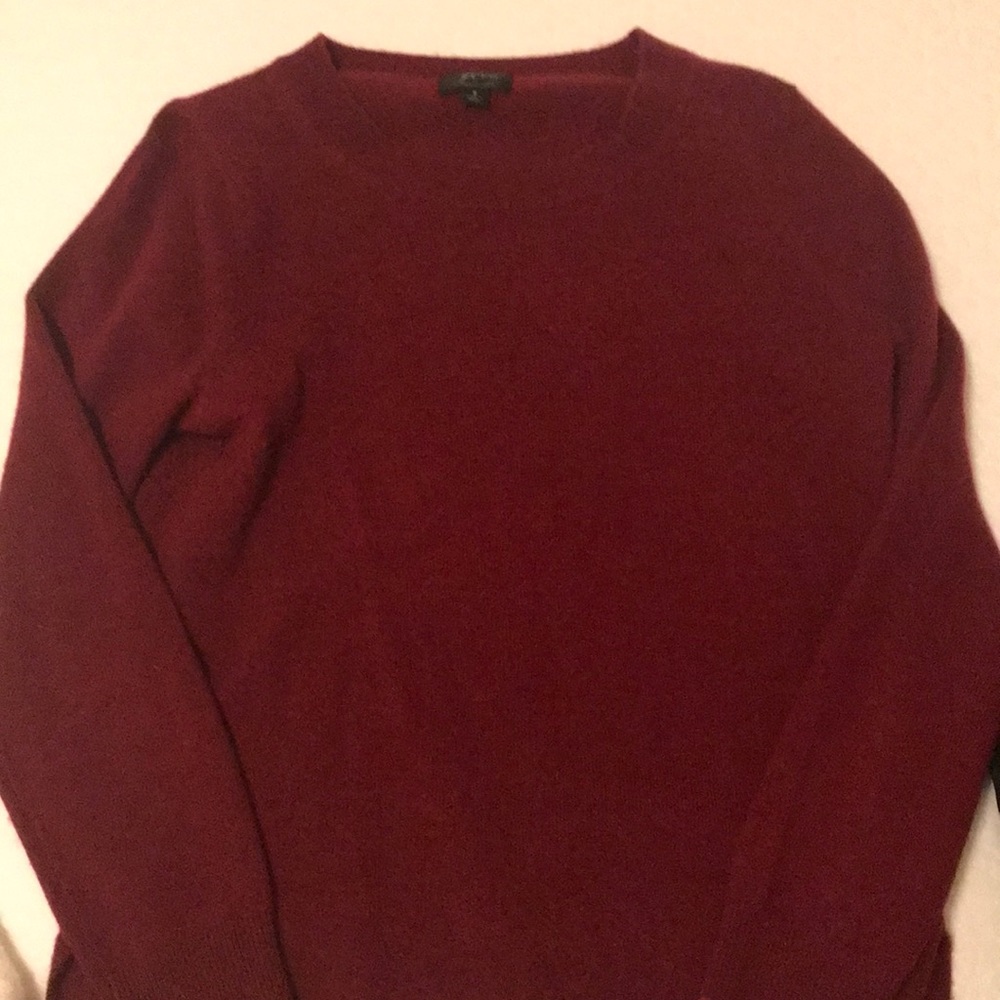 🌟Burgundy J Crew Cashmere Sweater
